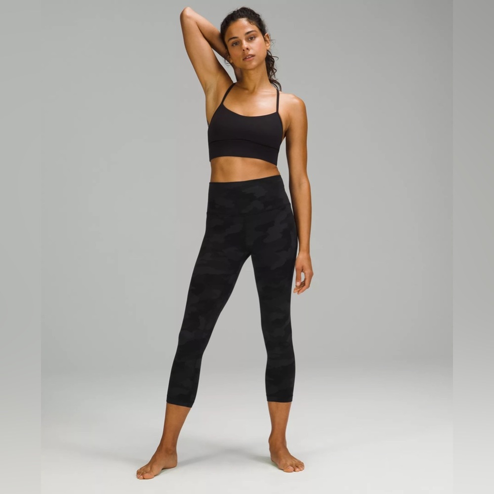 Lululemon Camo Print 7/8 Leggings Size 6